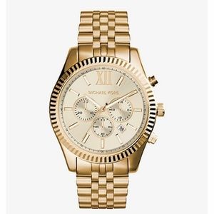 Michael Kors Lexington Gold Tone Watch